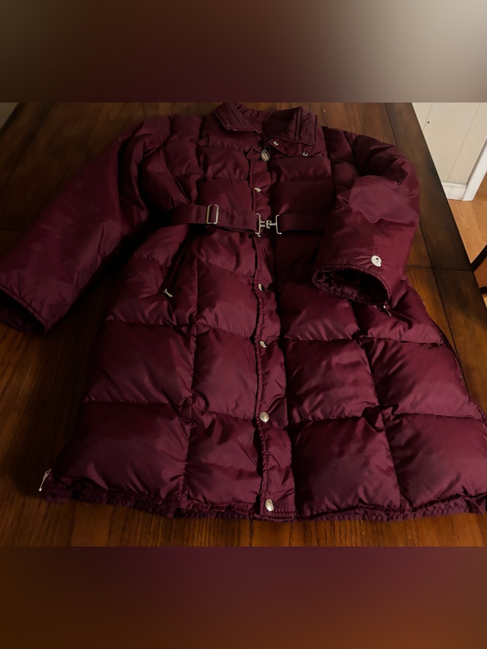 Vintage 70 80’s L Comfy USA Goose Down Quilted Puffer Ski Jacket Parka Unisex